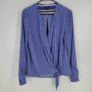Rag & Bone Felix Stripe Silk Blouse